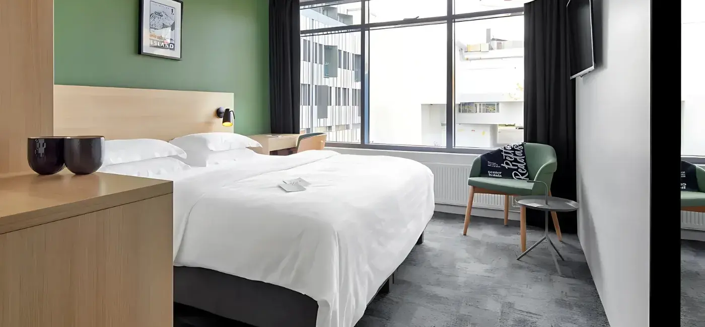 Bedroom view of Center Hotels Laugavegur Reykjavík, Iceland